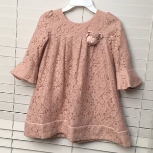 Girls pink Laura Ashley dress